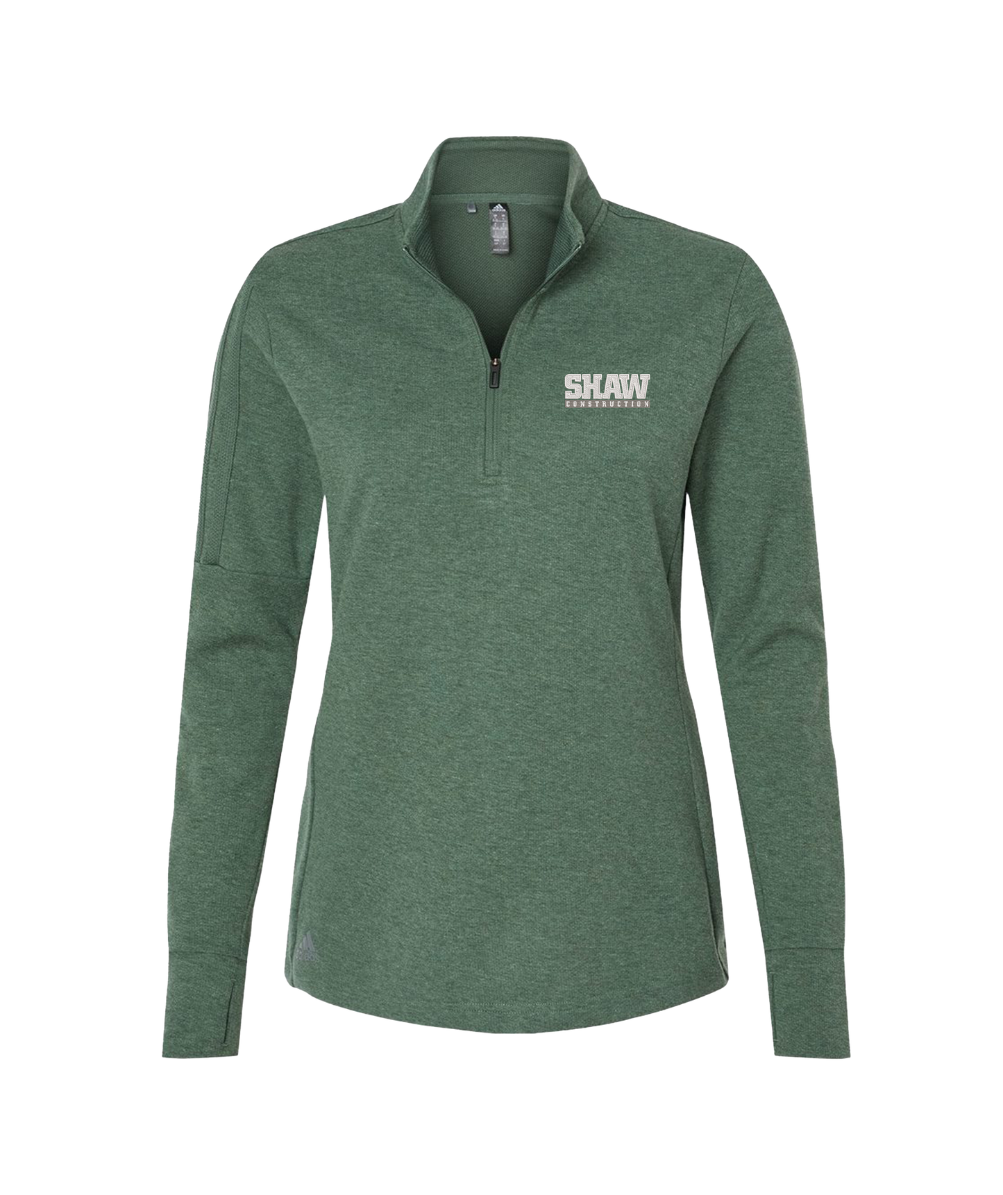Adidas Women's 3-Stripes Quarter-Zip Sweater (Gift)