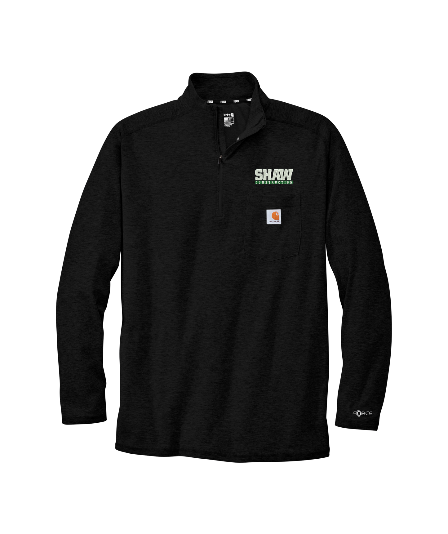 Carhartt Force® 1/4-Zip Long Sleeve T-Shirt