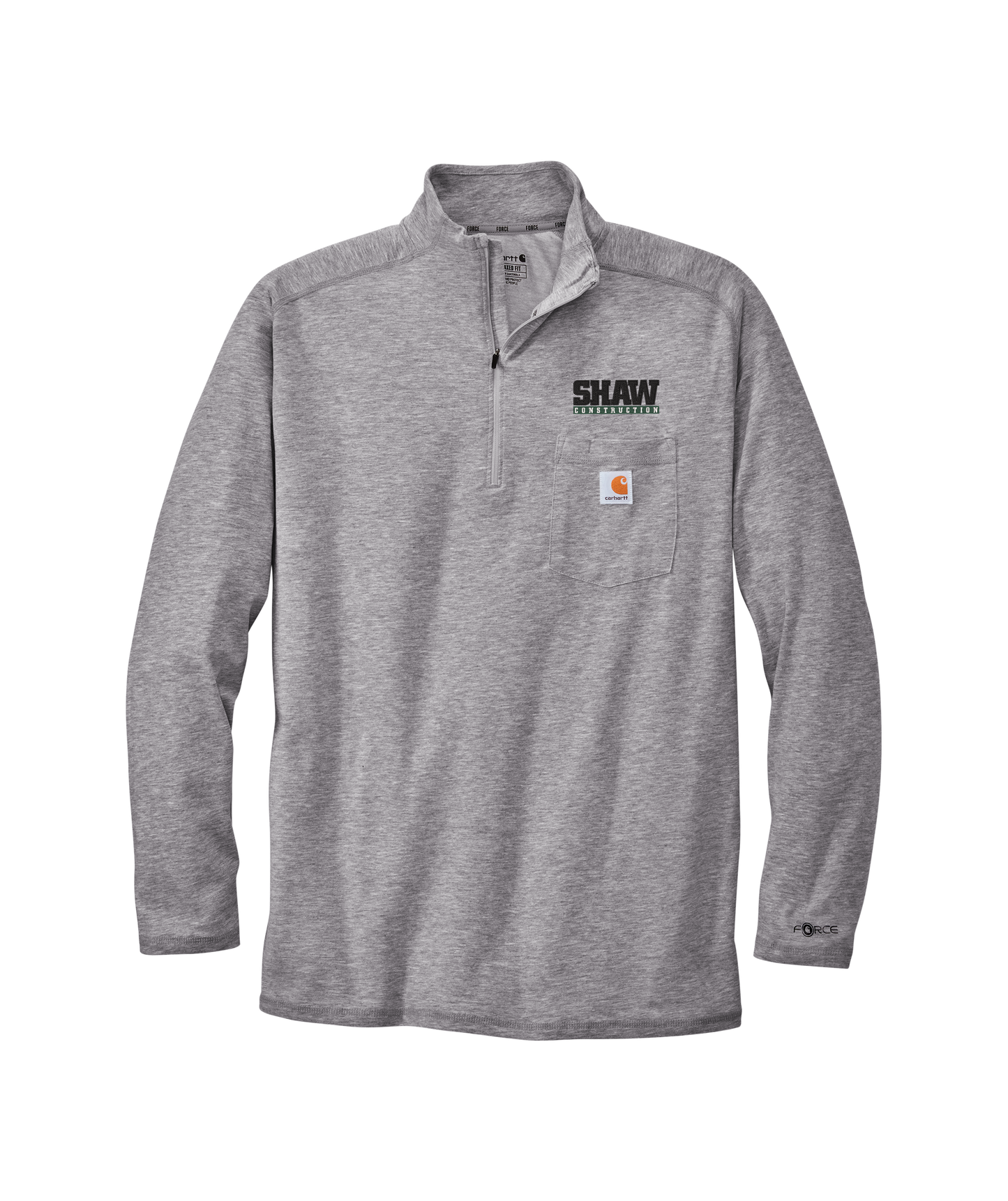 Carhartt Force® 1/4-Zip Long Sleeve T-Shirt