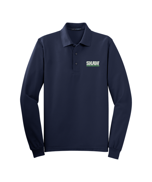 Port Authority® Tall Silk Touch™ Long Sleeve Polo