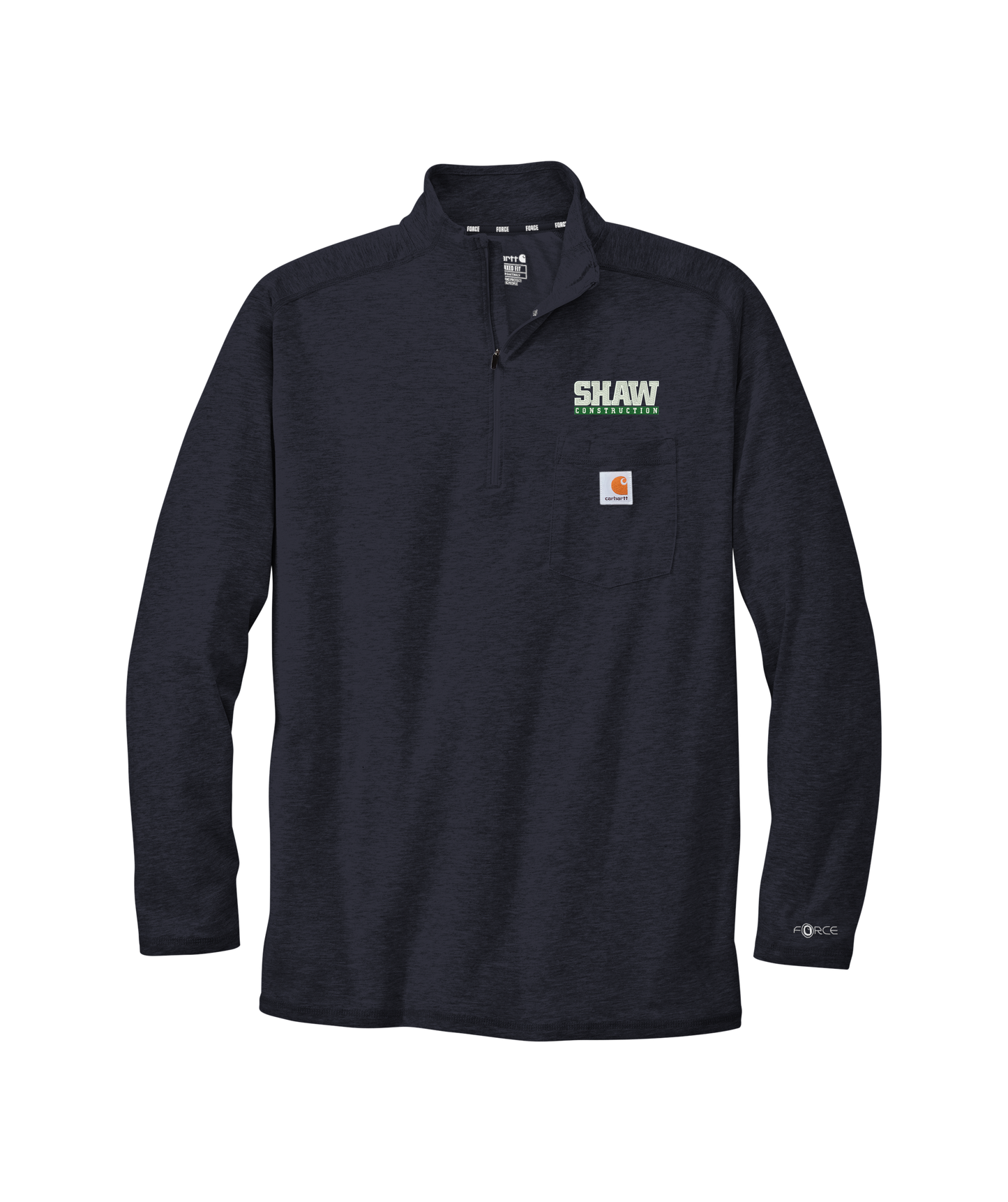 Carhartt Force® 1/4-Zip Long Sleeve T-Shirt