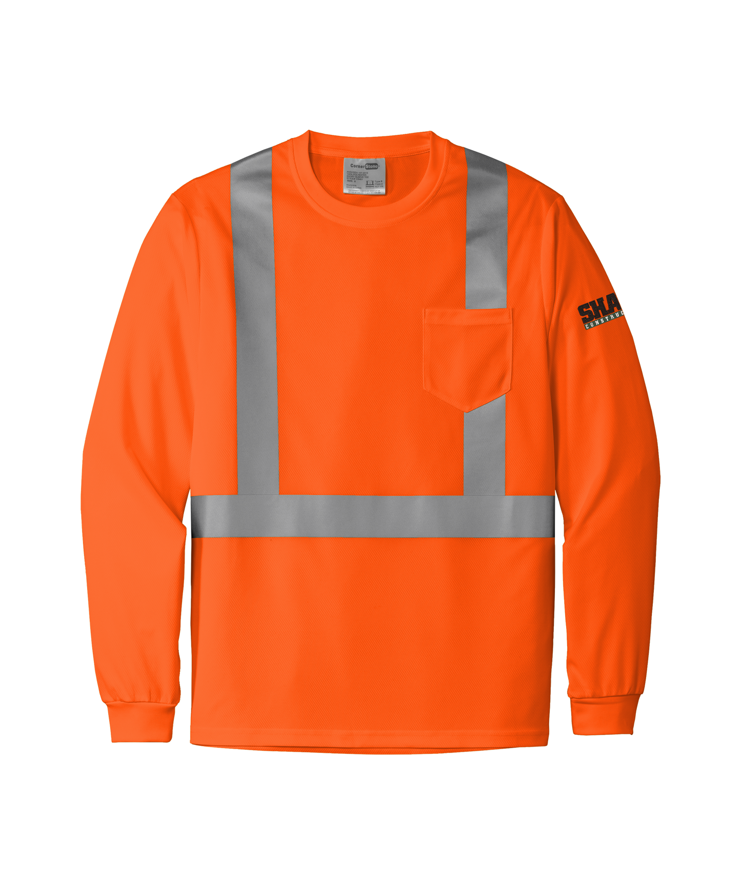 CornerStone® ANSI 107 Class 2 Mesh Long Sleeve Tee