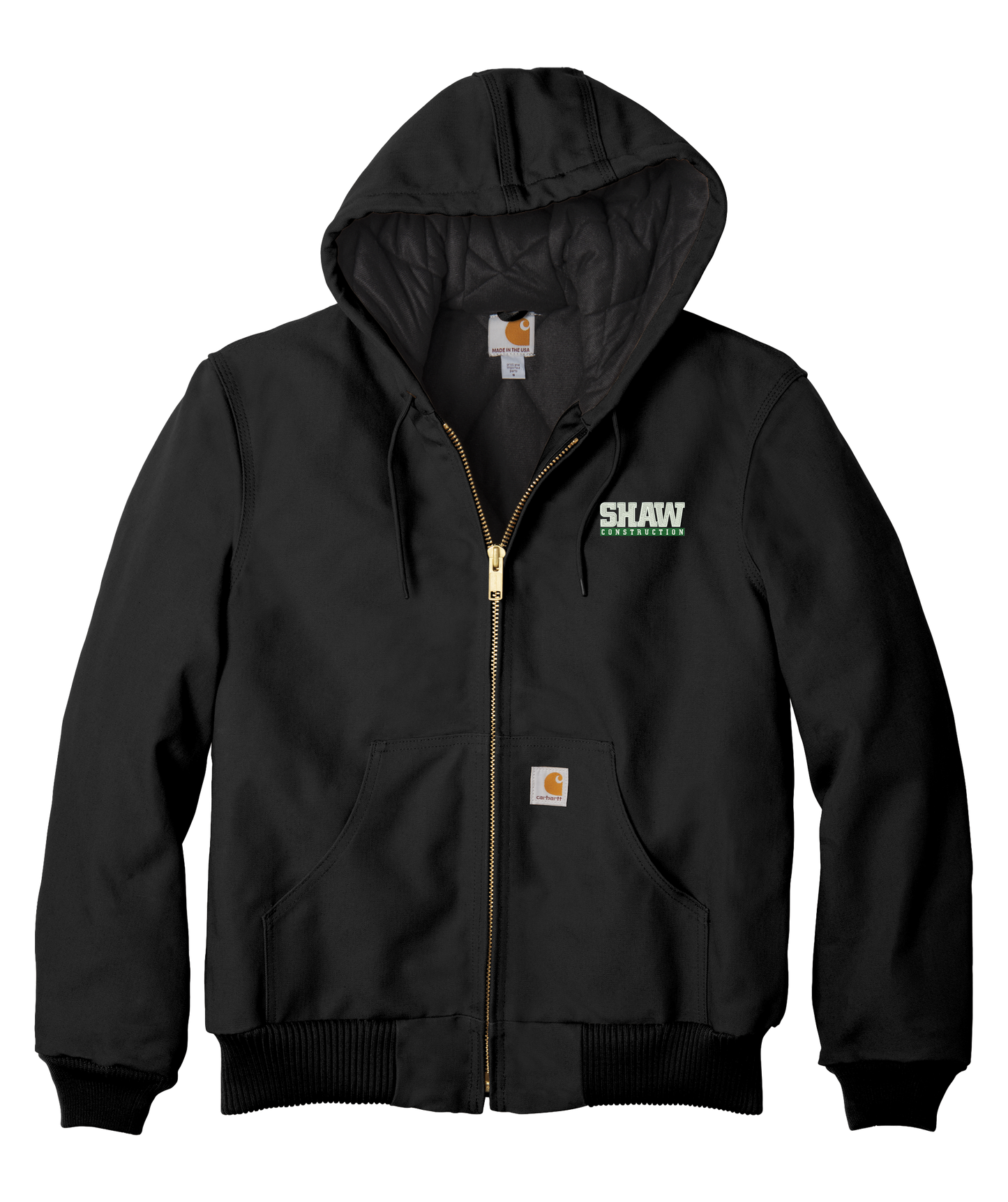 Carhartt ® Tall Quilted-Flannel-Lined Duck Active Jac